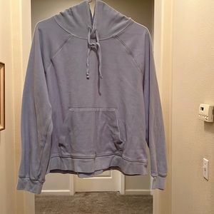 JCrew velour hoodie.